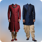 Men Sherwani Photo Suit Editor 圖標