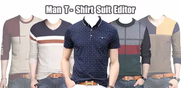 Man T-Shirt Suit Photo Editor