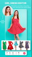 Girl Dress Photo Suit Editor Affiche