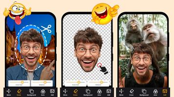 Cut and Paste Photo Editor Cartaz
