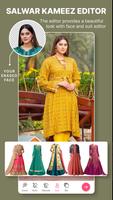 Woman salwar kameez editor plakat