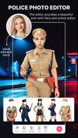 Women Police Photo Suit Editor Poster