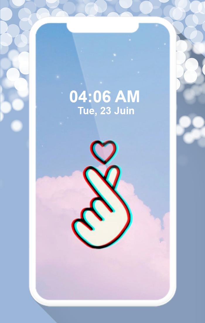 Android 用の 指ハートの壁紙 Apk をダウンロード