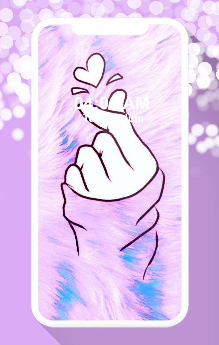 Featured image of post Korean Finger Heart Wallpaper