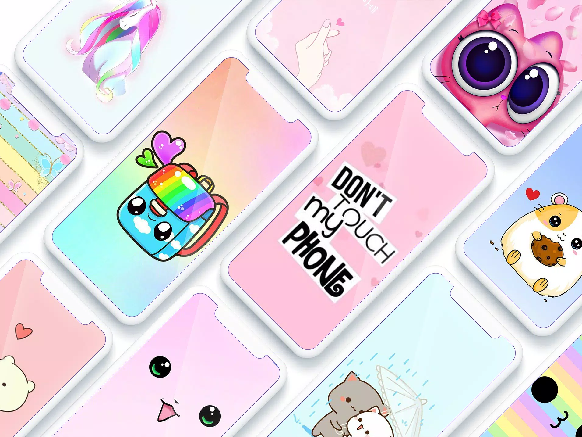 Descarga de APK de Fondos de Pantalla de Kawaii para Android