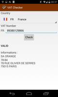 VAT Checker captura de pantalla 2