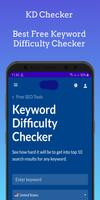 KD Checker - Best Free Keyword Difficulty Checker الملصق