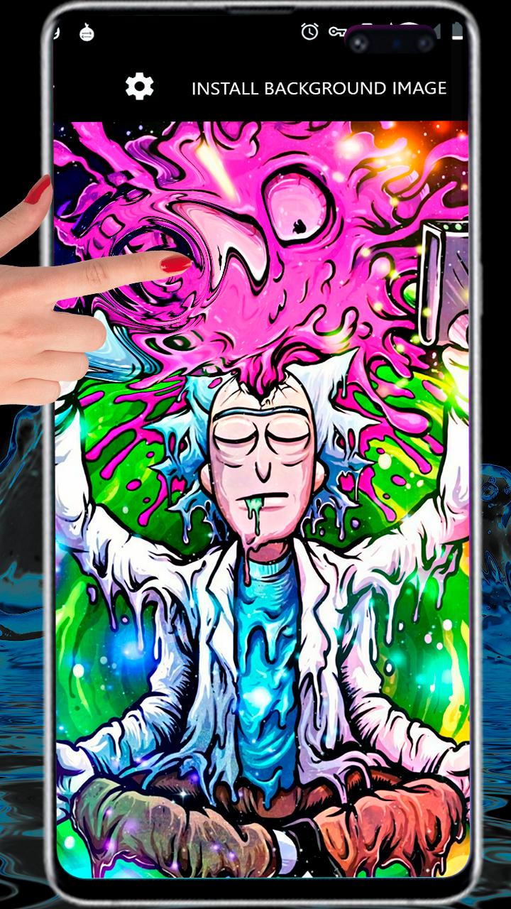 rick and morty live wallpaper trippy｜TikTok Search