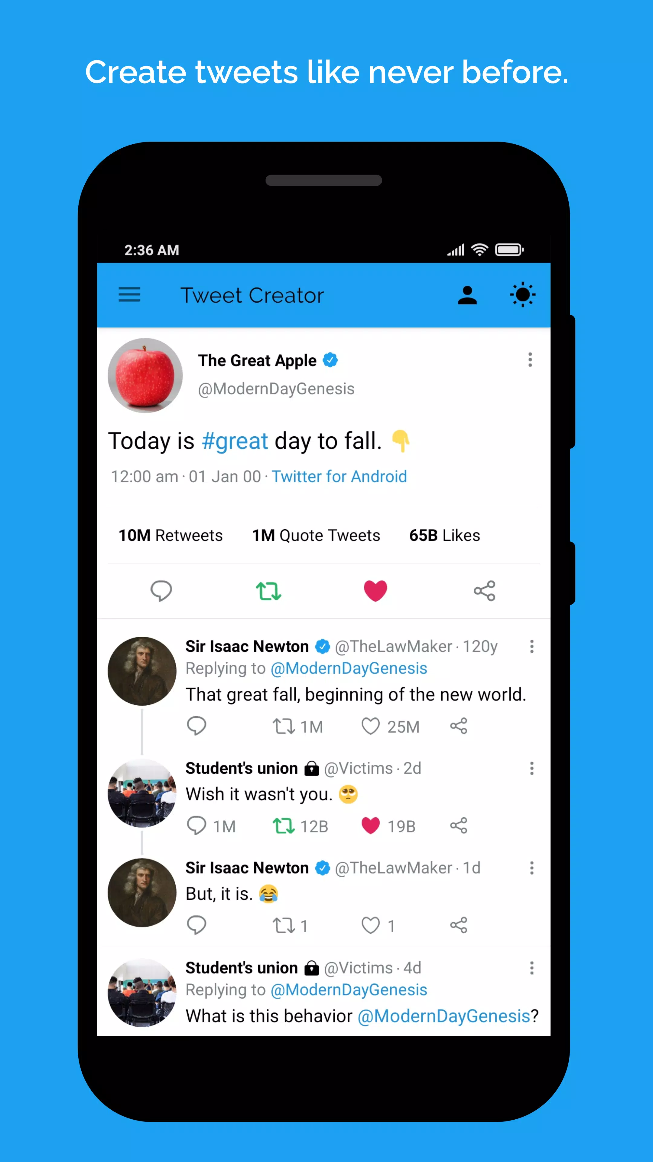 Fake tweet creator APK for Android Download