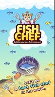 Retro Fish Chef Poster