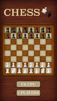 لعبة الشطرنج - لعبة استراتيجية الملصق