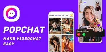 Popchat-Video random chat & Meet new people