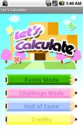 Disons Calculer (Math games) Affiche