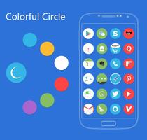 Circle Solo Launcher Theme ảnh chụp màn hình 2