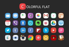 Flat Solo Launcher Theme plakat