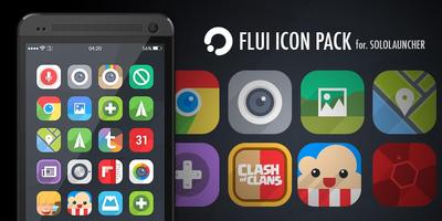 FLUI Free Icon Pack الملصق