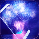 Sparkling Fireworks Happy New Year 2021 Theme APK