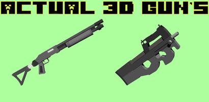 3D Guns Mod Minecraft PE 截圖 1