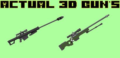 3D Guns Mod Minecraft PE capture d'écran 2