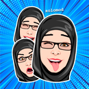 Memoji Hijab Muslimah Islamic WAStickerApps-APK