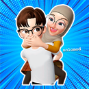 Romantic Muslim Couple Sticker APK