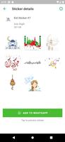 Eid Mubarak Stickers for WA capture d'écran 1