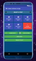 8th class science mcqs test poster