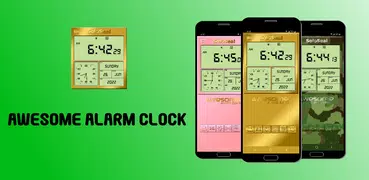 reloj impresionante alarma