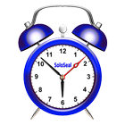 reloj analógico de alarma icono