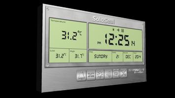 Temperatura Alarm Clock Cartaz