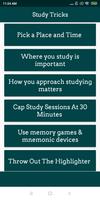 Study Tips and Tricks Affiche