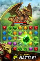 Dungeon Puzzles: Match 3 RPG постер