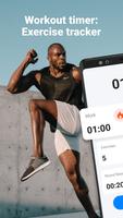 Interval timer Free: Workout timer & Day counter Affiche