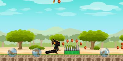 Ninja Running on the wall screenshot 1