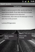 Death Quotes الملصق
