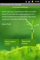 Life Quotes and Sayings Poster