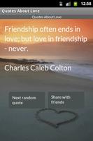 Quotes About Love poster