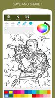 War Soldier Coloring Book screenshot 1