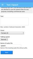 Text to Voice Free اسکرین شاٹ 2
