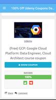 Udemy Free Coupons capture d'écran 2