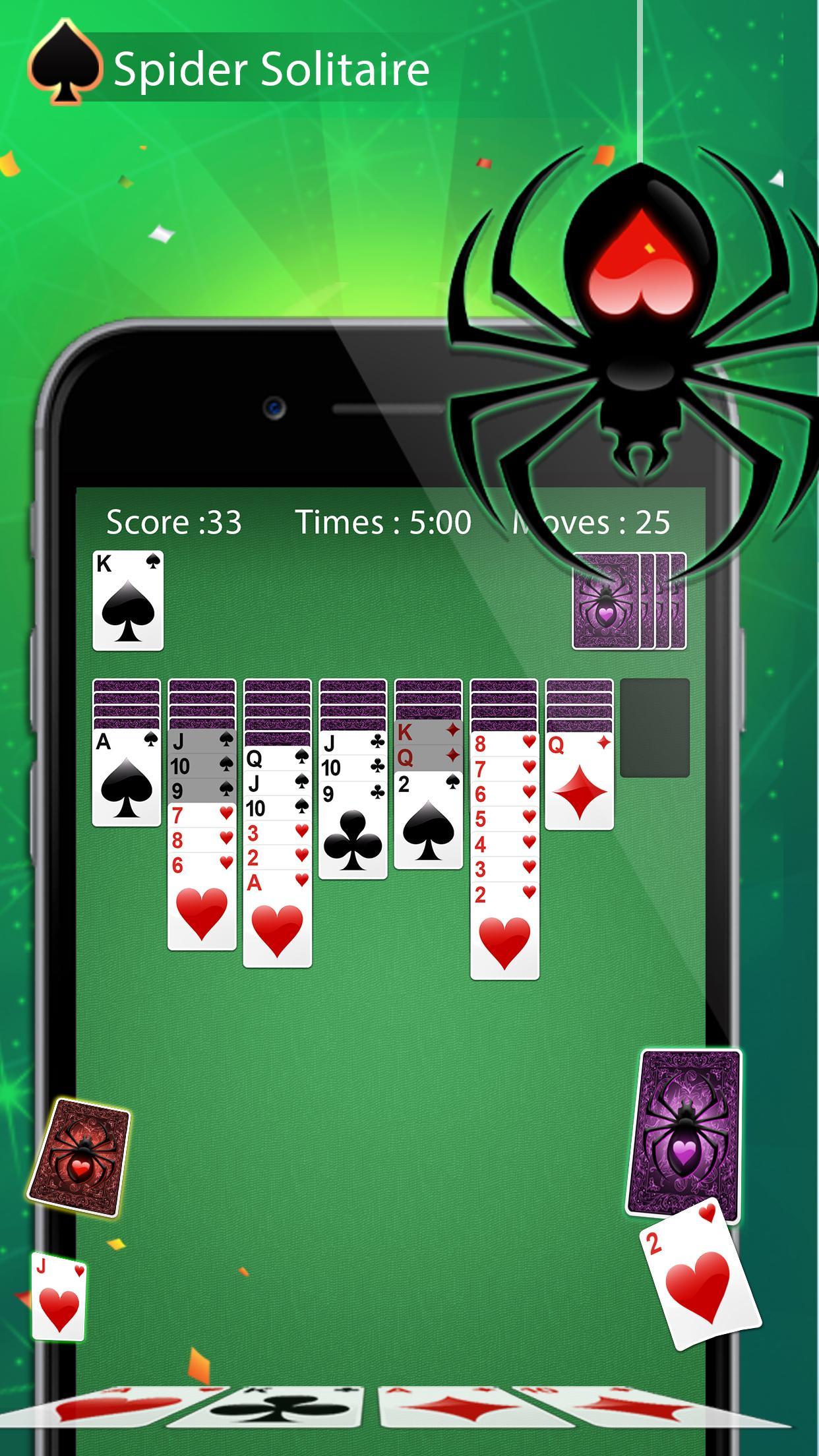 Örümcek solitaire tek takım ücretsiz indir