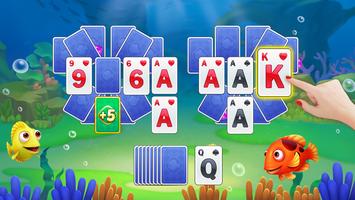 Solitaire TriPeaks Fish الملصق