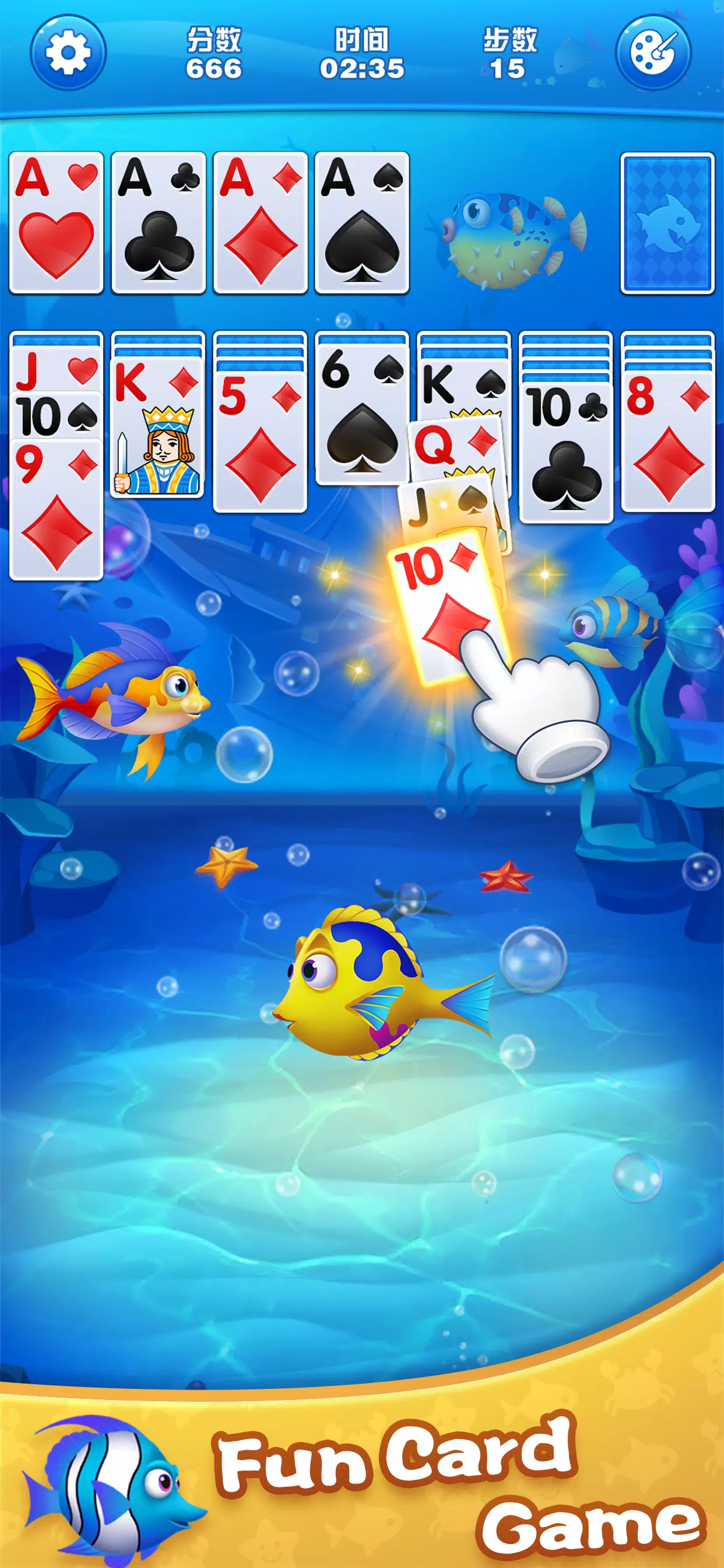 Baixar Solitaire Klondike Fish 1.3 Android - Download APK Grátis