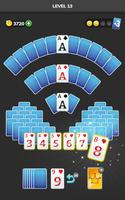 Solitaire 3D - Tripeaks Puzzle syot layar 1