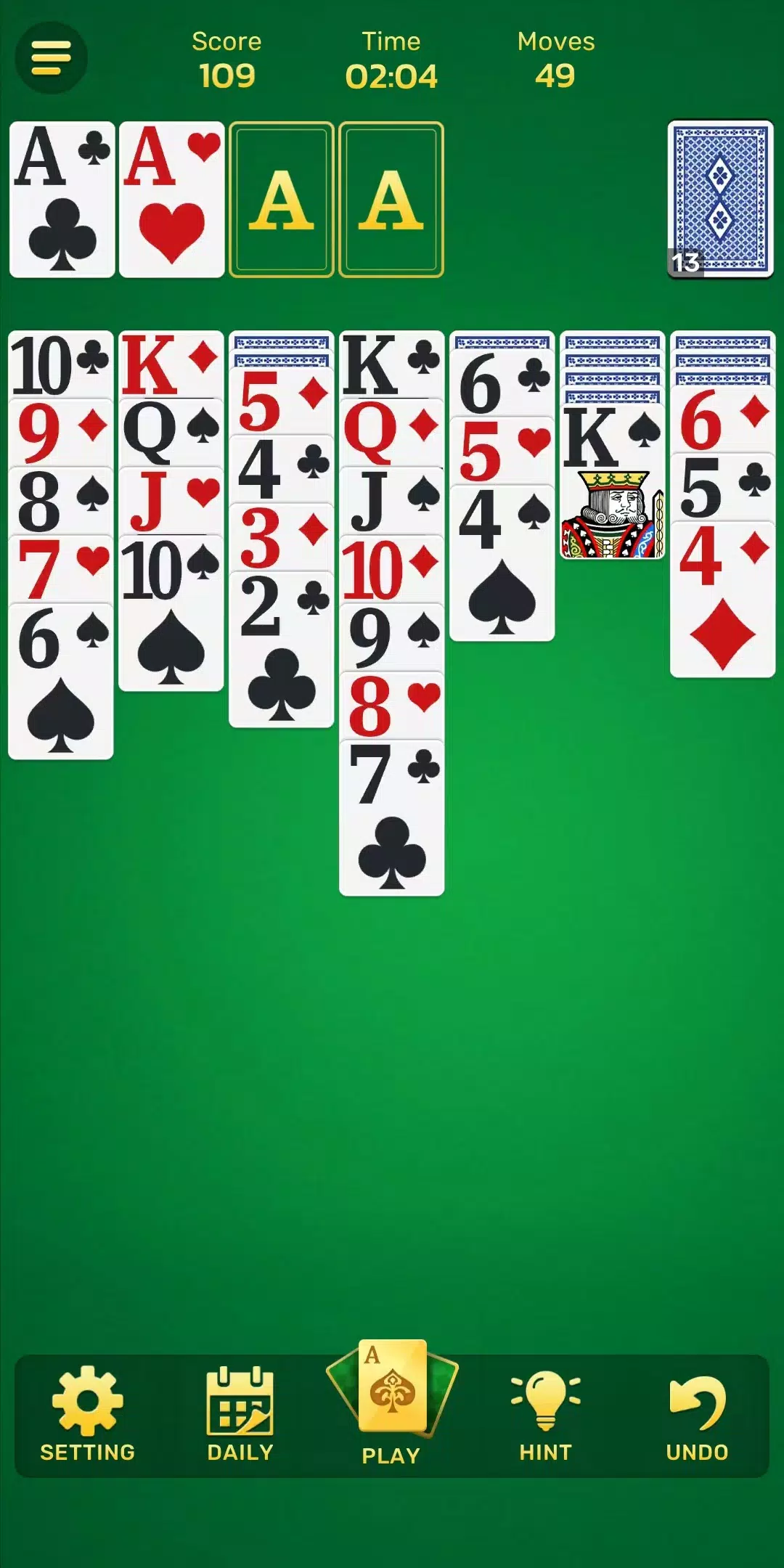 Daily Classic Solitaire