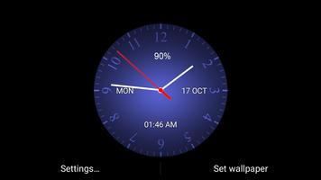 Analog clock Live WP imagem de tela 1