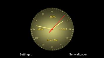 Analog clock Live WP اسکرین شاٹ 3
