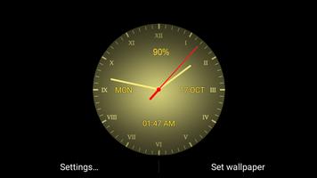 Analog clock Live WP captura de pantalla 3
