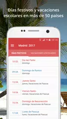 Descargar APK de Días Festivos y Vacaciones