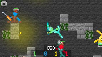 Stickman vs Multicraft: Ragdoll Fight captura de pantalla 1